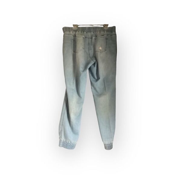 Distressed Denim Jogger L - Picture 2 of 7